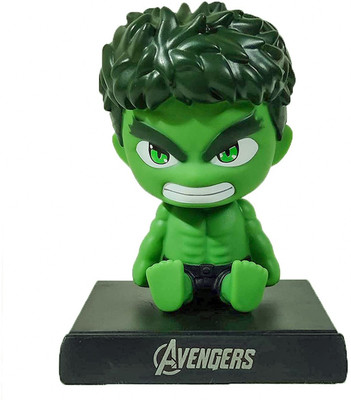 Elegant Lifestyle Super Hero Incredible Hulk Action Figure Limited Edition, Marvel Comics Character, | Scientist Bruce Banner | Bobblehead with Mobile Holder for Car Dashboard, Office Desk & Study Table (Pack of 1)(Green) Elegant Lifestyle Super Hero Incredible Hulk Action Figure Limited Edition, Marvel Comics Character, | Scientist Bruce Banner | Bobblehead with Mobile Holder for Car Dashboard, Office Desk & Study Table (Pack of 1)(Green)