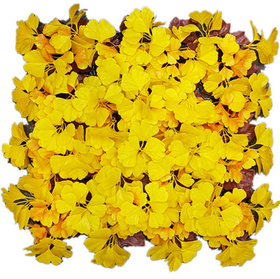 Elen UV Artificial Vertical Garden Mat (50 X 50 cm) Artificial Plant(5 cm, Yellow)