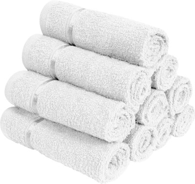 Story@home Cotton 450 GSM Face Towel Set(Pack of 10)