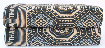 Tharunsha Elite Embroidered Single AC Blanket for  Mild Winter(Cotton, Dark Green)