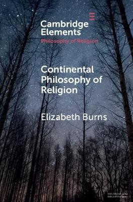 Continental Philosophy of Religion(English, Paperback, Burns Elizabeth)