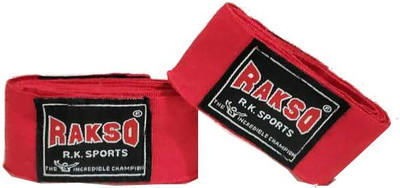 Rakso BOXING HANDWRAP Red Boxing Hand Wrap(Red, 11 cm)