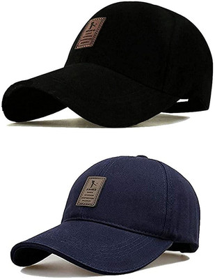 manokamna store Solid Sports/Regular Cap Cap(Pack of 2)