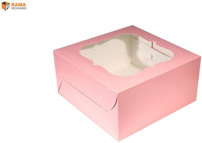 RamaPackaging Cake Box Paper Packaging Box(Pack of 10 Pink)