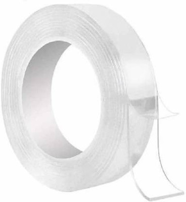 BAHISHT Double Sided Handheld Dispenser Double Sided Tape (Manual)(Clear)