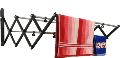 DRY LINE Steel Wall Cloth Dryer Stand 3.5 Feet( 12 x 42 inch ) FOLDABLE RUST PROOF(2 Tier)