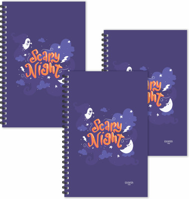 ESCAPER Scary Night (Ruled - A5 Size - SUPER SAVER Pack of 3 Diaries) Designer Scary Diaries | Scary Nights Diaries | Halloween Diaries A5 Diary Ruled 160 Pages(Multicolor, Pack of 3) ESCAPER Scary Night (Ruled - A5 Size - SUPER SAVER Pack of 3 Diaries) Designer Scary Diaries | Scary Nights Diaries | Halloween Diaries A5 Diary Ruled 160 Pages(Multicolor, Pack of 3)