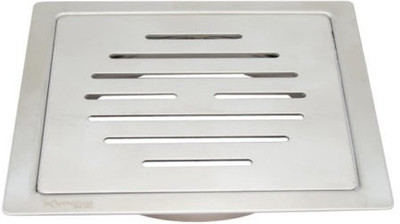 Viking Floor Stainless Steel Push Down Strainer(12.5 cm Set of 1)