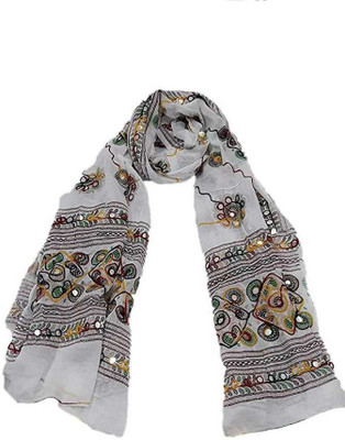raj-rajeshwari collection Pure Cotton Embroidered Women Dupatta
