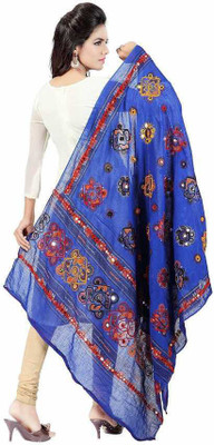 OTD Cotton Blend Printed Women Dupatta