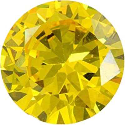 Aanya Jewels Diamond Cubic Zirconia American Yellow 5.10-Carat Stone For Wear In Locket, Ring, Pendant, Earing Zircon Stone Drops & Danglers