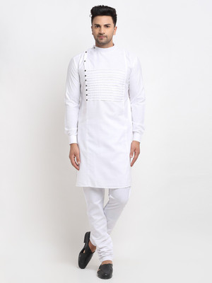 SAIFOO Men Kurta Pyjama Set