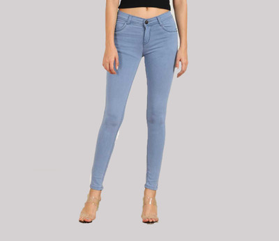 INAAYA Super Skinny Women Grey Jeans