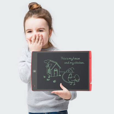 AGP Paperless Graphic Tablet Playing Learning & Study for Kids(Red, Black)