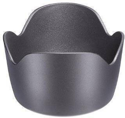 SUPERNIC branded Camera Flower Lens Hood for Canon Eos Camera Lens Et 60 Replacment 18-55Mm 55-250Mm  Lens Hood(55 mm, Black)