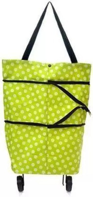 FIVANIO Folding Collapsible Shopping Trolley Bag With Wheels Luggage Trolley(Foldable)
