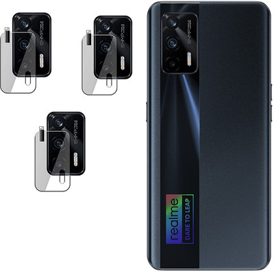 DAFFIN Back Camera Lens Glass Protector for Realme X7 Max(Pack of: 3)
