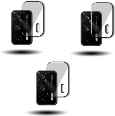 DAFFIN Back Camera Lens Glass Protector for CAMERA Realme X7 Max 5G(Pack of: 3)
