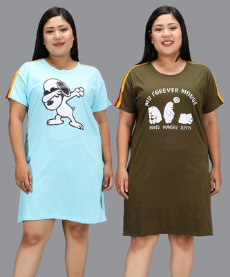 Christy World Colorblock Women Round Neck Multicolor T-Shirt