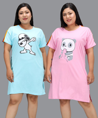 Christy World Colorblock Women Round Neck Multicolor T-Shirt