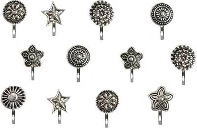 Myra Collection Silver Plated Metal Nose Stud