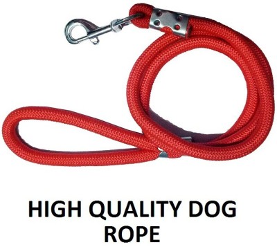 Hachiko Best Quality Super Premium Dog Rope 152 cm Dog Chain Leash(Red)