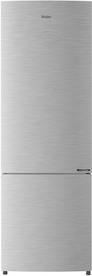 Haier 276 L Frost Free Double Door Bottom Mount 3 Star Convertible Refrigerator(Brush Line Silver, HRB-2964BS-E)