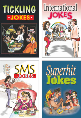 Sawan Present Set Of 4 SMS Books | Tickling Jokes, International Jokes, SMS Jokes And Superhit Jokes(Paperback, Manoj Publications)