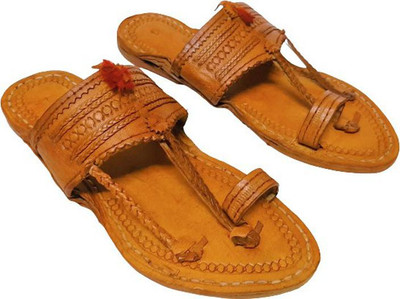 Kolhapuri Men Sandals(Tan , 10)