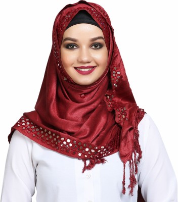 Momin Libas Embellished Cotton Viscose Blend Women Scarf