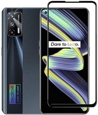 kentop Edge To Edge Tempered Glass for Realme X7 Max 5G(Pack of 1)