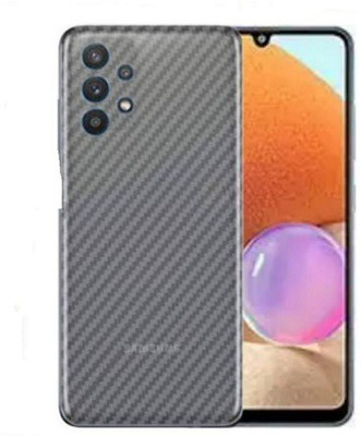sadgatih Back Screen Guard for Samsung Galaxy A32- Transparent With easy installation Kit [Not Glass](Pack of 2)