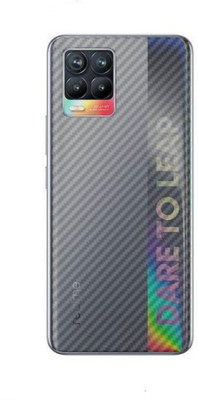sadgatih Back Screen Guard for Realme 8 - Transparent With easy installation Kit [Not Glass](Pack of 2)