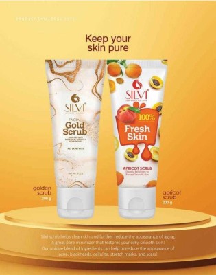 SILVI Apricot + Golden  Scrub(424 g)