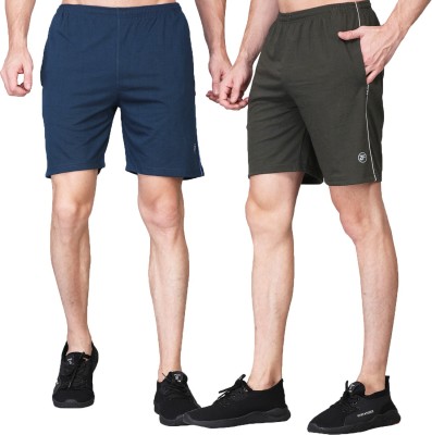 ZIMFIT Solid Men Multicolor Regular Shorts, Running Shorts, Casual Shorts, Night Shorts, Bermuda Shorts
