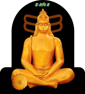 UNIQUE Hanuman murti for Home, Hanumanji idol for Car Dashboard idols Figurine Showpiece Shree hanuman Idol for Gift Item & Statue for Temple/Home Decor / Office / Study Table, Holy Statue,Showpiece Decorative Showpiece  -  10 cm(Plastic, Multicolor)