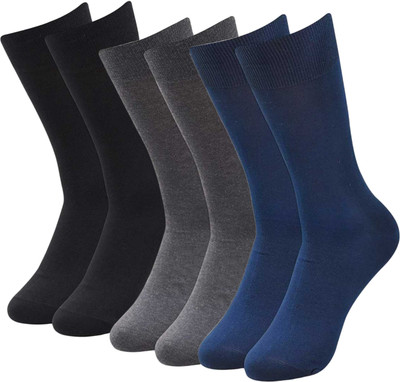 SOXFIT Unisex Solid Calf Length(Pack of 3)