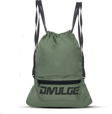 divulge Thunder Drawstring bag Daypack, Sports bag, Gym bags yoga bag With Zip pocket 18 L 18 L Backpack(Green)