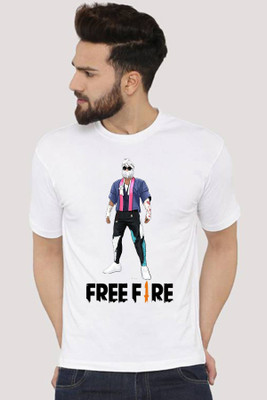 Tee Gallery Printed Men Round Neck White T-Shirt