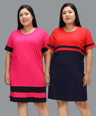QUIN FLETCHER Women Nightshirts(Multicolor)