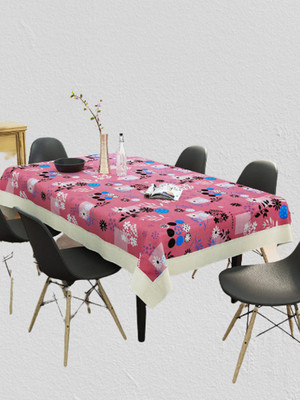 Casanest Printed 4 Seater Table Cover(Mutli, PVC)