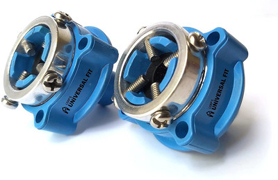LSRP's Universal Fit Pack Of 2 - Universal Tap Adapter For Fully Automatic Washing Machine Inlet Pipe / Hose - Universal Dimension - Blue Color Tap Adapter