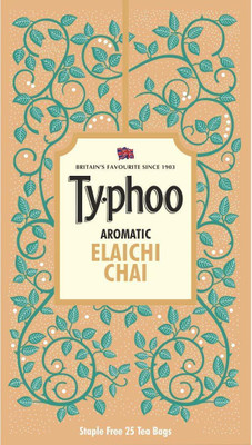 typhoo Reviving Flavoured Aromatic Elaichi Chai (25 Tea Bags) Tea Bags Box(25 Bags)