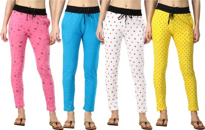 DIAZ Printed Women Multicolor Track Pants