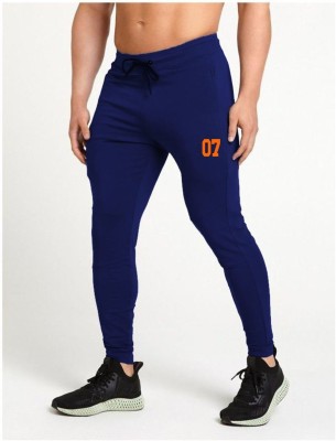 KIZAAR Solid Men Blue Track Pants