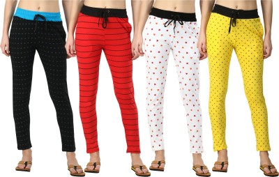 DIAZ Floral Print Women Multicolor Track Pants