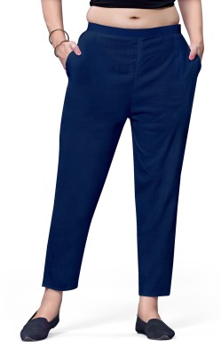 Pranjal Regular Fit Women Blue Trousers