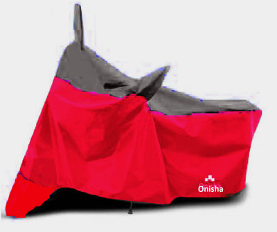Onisha Waterproof Two Wheeler Cover for KTM(1050 Adventure, Red, Silver)