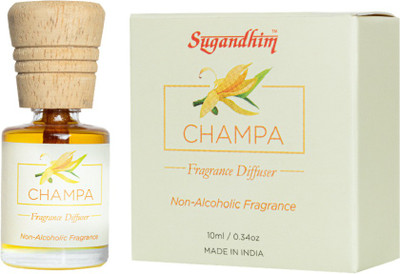 Sugandhim Champa Fragrance Diffuser 10 ML Diffuser Champa Fragrance Diffuser 10 ML(10 ml)