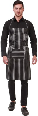 Kodenipr Club Blended Chef's Apron - Free Size(Black, White, Single Piece)